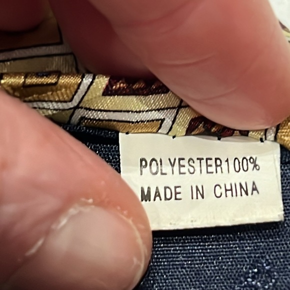 Men's Boss Hugo Boss Neutral Geometric  Tie - Picture 5 of 7